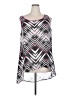 Torrid 100% Polyester Zebra Print Tropical Silver Sleeveless Blouse Size 2X Plus (2) - photo 1