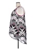 Torrid 100% Polyester Zebra Print Tropical Silver Sleeveless Blouse Size 2X Plus (2) - photo 5