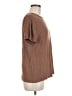 Edgely Brown Short Sleeve Top Size M - photo 4