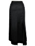 Alex Evenings 100% Polyester Solid Black Formal Skirt Size 10 - photo 2