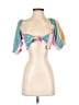 Billabong Pink Short Sleeve Blouse Size S - photo 1