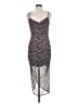 Allison Joy Silver Cocktail Dress Size M - photo 2