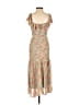 ASTR The Label 100% Polyester Paisley Tan Cocktail Dress Size XS - photo 2