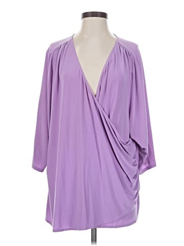 Kiyonna 3/4 Sleeve Blouse (view 1)