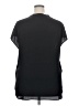 Sejour 100% Polyester Black Short Sleeve Blouse Size 20 - photo 2