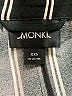 Monki 100% Polyester Stripes Black Blazer Size XXS - photo 6