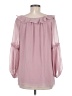 M.S.S.P. 100% Polyester Pink 3/4 Sleeve Blouse Size M - photo 2