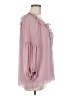M.S.S.P. 100% Polyester Pink 3/4 Sleeve Blouse Size M - photo 4