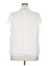 1.State 100% Polyester White Sleeveless Blouse Size 2X - photo 2