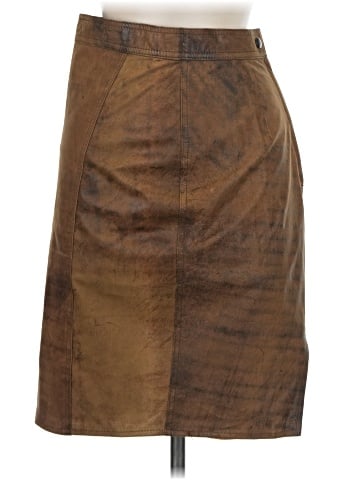 WINLIT Faux Leather Skirt (view 1)