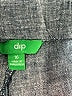 dip Chevron-herringbone Blue Linen Pants Size 16 - photo 4