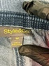 Style&Co 100% Cotton Blue Cargo Pants Size 16 (petite) - photo 4