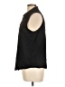 DONNI Black Sleeveless Button-Down Shirt Size L - photo 5