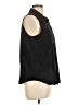 DONNI Black Sleeveless Button-Down Shirt Size L - photo 4