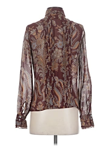 Brooks Brothers Long Sleeve Silk Top (view 2)