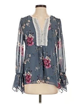 White House Black Market 3/4 Sleeve Blouse (view 1)