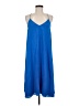 J.Crew 100% Polyester Solid Blue Casual Dress Size 6 - photo 1