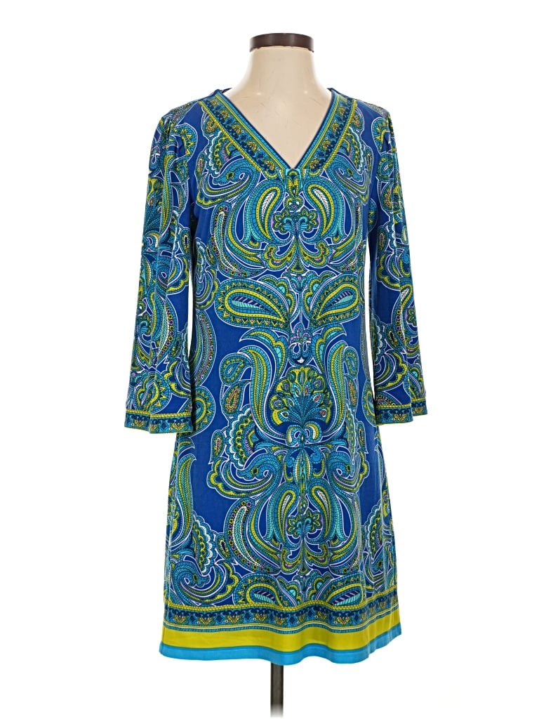 Pre-owned Laundry By Shelli Segal Casual Dress In Blue
