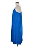 J.Crew 100% Polyester Solid Blue Casual Dress Size 6 - photo 5