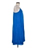 J.Crew 100% Polyester Solid Blue Casual Dress Size 6 - photo 4