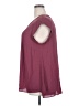 DR2 100% Polyester Burgundy Short Sleeve Blouse Size 2X - photo 5
