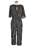 Gibson Latimer Stripes Black Jumpsuit Size L - photo 2