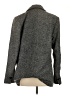 ASTR The Label 100% Polyester Chevron-herringbone Gray Blazer Size S - photo 2