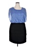 En Focus Studio Color Block Blue Cocktail Dress Size 20 - photo 1