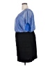 En Focus Studio Color Block Blue Cocktail Dress Size 20 - photo 5
