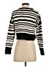 Assorted Brands 100% Polyester Stripes Black Pullover Sweater Size XS - photo 2