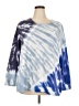 LIVI Tie-dye Blue Pullover Sweater Size 22 Plus - photo 1