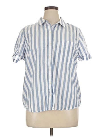 L.L.Bean Short Sleeve Button-Down Shirt (view 1)
