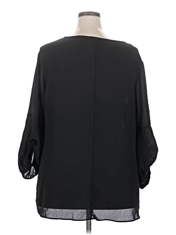 Ashley Stewart 3/4 Sleeve Blouse (view 2)