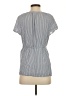 Isabel Maternity 100% Rayon Gray Short Sleeve Blouse Size Sm Maternity - photo 2
