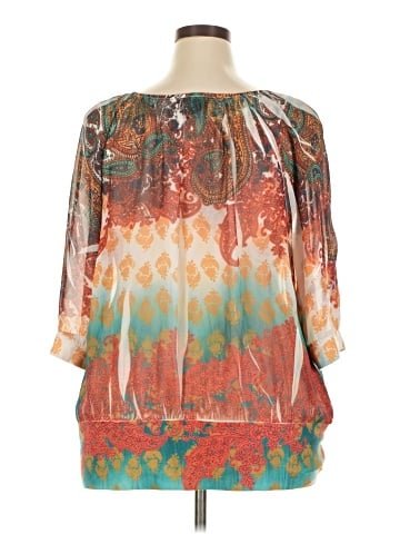 Lane Bryant 3/4 Sleeve Blouse (view 2)