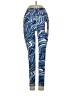 Aqua Print Blue Active Pants Size XS - photo 1