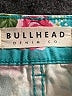 Bullhead Floral Teal Denim Shorts Size 00 - photo 3