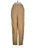 Pull&Bear Stripes Gold Casual Pants Size S - photo 1
