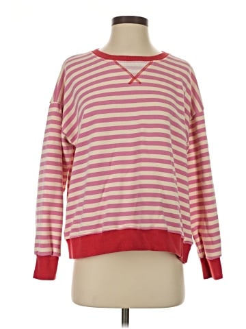 Hem & Thread Pullover Sweater (view 1)