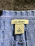 L.L.Bean 100% Cotton Blue Pullover Sweater Size L - photo 7