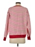 Hem & Thread Stripes Pink Pullover Sweater Size S - photo 2