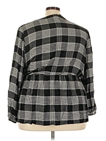 Lane Bryant Outlet 3/4 Sleeve Blouse (view 2)