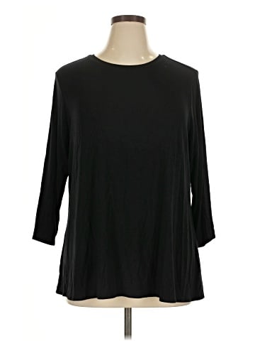H By Halston 3/4 Sleeve Top (view 1)