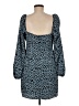 Glamorous Blue 3/4 Sleeve Blouse Size M - photo 2