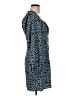 Glamorous Blue 3/4 Sleeve Blouse Size M - photo 4