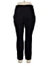 dalia Solid Black Active Pants Size XL - photo 2