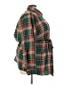 BLOOMCHIC Plaid Green Long Sleeve Blouse Size 28 - photo 4