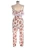 Love Floral White Jumpsuit Size XL - photo 2