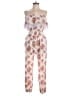 Love Floral White Jumpsuit Size XL - photo 1