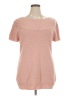 New York & Company 100% Acrylic Solid Pink Pullover Sweater Size XL - photo 1